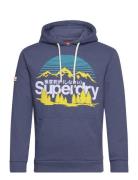 Great Outdoors Graphic Hoodie Superdry Blue