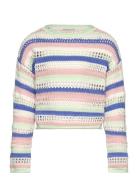 Cropped Striped Pullover Tom Tailor Patterned