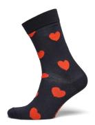 Heart Sock Happy Socks Navy