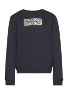 Jorlafayette Branding Sweat Crew Mni Jack & J S Navy