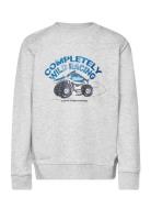 Special Artwork Sweatshirt Tom Tailor Grey