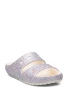 Classic Glitter Sandal V2 K Crocs Purple