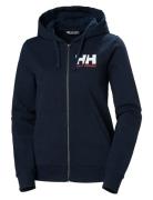 W Hh Logo Full Zip Hoodie 2.0 Helly Hansen Navy