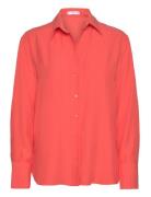 Lyocell Fluid Shirt Mango Red