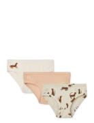 Nanette Printed Briefs 3-Pack Mix Liewood Pink