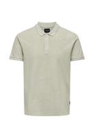 Onstravis Slim Washed Ss Polo Noos ONLY & SONS Green