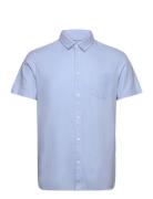 Sdallan Ss Sh Shirt Solid Blue