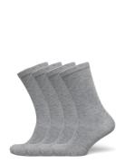 4-Pack Women Bamboo Basic Socks URBAN QUEST Grey