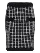 Boucle Knit Skirt Karl Lagerfeld Black