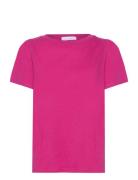T-Shirt With Pleats Coster Copenhagen Pink
