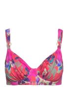 Playa Del Carmen Uw Gathered Full Cup Bikini Top Fantasie Pink