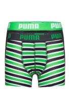 Puma Boys Basic Boxer Printed Strip PUMA Patterned