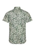 Jorlafayette Aop Shirt Ss Ln Jack & J S Green