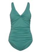 Simi Solid Swimsuit Recycled Panos Emporio Green
