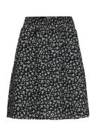 Opal Seersucker Skirt NORR Black