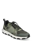 Winsor Trail Low Lace Up Sneaker Dark Green Mesh Timberland Green