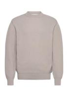 Round Neck Knit - Light Grey Garment Project Grey