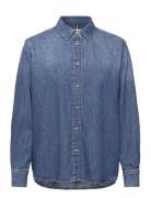 Dnm Ls Easy Fit Shirt Mel Tommy Hilfiger Blue