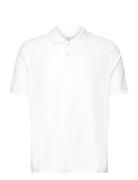 100% Cotton Pique Polo Shirt Mango White
