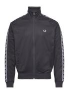 Contrast Tape Trk Jkt Fred Perry Navy