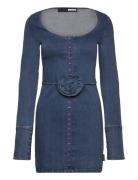 Stretchy Scoop Neck Dress ROTATE Birger Christensen Blue