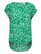 Onlvic S/S Aop Top Noos Ptm ONLY Green