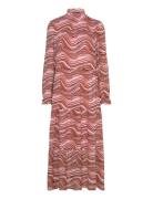 Mschpanthea Rikkelie Maxi Dress Aop MSCH Copenhagen Pink