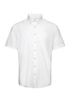 Cotton/Linen Shirt S/S Lindbergh White