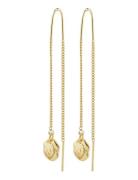 Jola Recycled Long Chain Earrings Pilgrim Gold