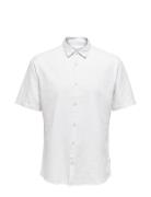 Onscaiden Ss Solid Linen Shirt Noos ONLY & SONS White