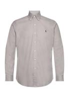 Custom Fit Stretch Oxford Shirt Polo Ralph Lauren Grey