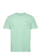 Custom Slim Fit Jersey Crewneck T-Shirt Polo Ralph Lauren Green