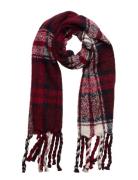 Tommy Check Scarf Tommy Hilfiger Red