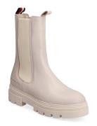 Monochromatic Chelsea Boot Tommy Hilfiger Beige