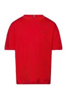 Essential Tee Ss Tommy Hilfiger Red
