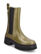Essential Leather Chelsea Boot Tommy Hilfiger Green