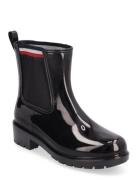 Corporate Elastic Rainboot Tommy Hilfiger Black