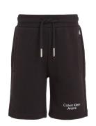 Ckj Stack Logo Jogger Shorts Calvin Klein Black