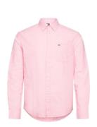 Tjm Reg Linen Blend Shirt Tommy Jeans Pink