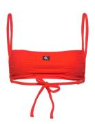 Square Bralette Calvin Klein Red