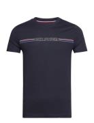 Stripe Chest Tee Tommy Hilfiger Blue