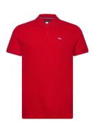 Tjm Slim Placket Polo Ext Tommy Jeans Red