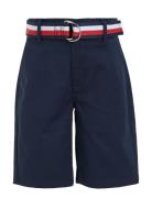 Woven Belted Shorts Tommy Hilfiger Navy