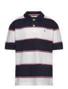 Global Rugby Stripe Polo S/S Tommy Hilfiger Patterned