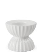 Lyngby Tura Fyrfadsstage Ø8 Cm Hvid Lyngby Porcelæn White