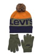 Levi's® Beanie And Gloves Set Levi's Patterned