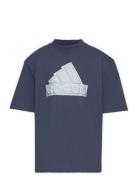 Future Icons Logo Piqué T-Shirt Adidas Performance Navy