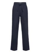 Trousers Linen Blend Lindex Navy