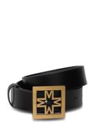 Iconic Thin Leather Belt Malina Black