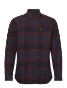 Tartan Shirt Fred Perry Navy